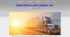 Desktop Screenshot of burtsteveandsongarage.com